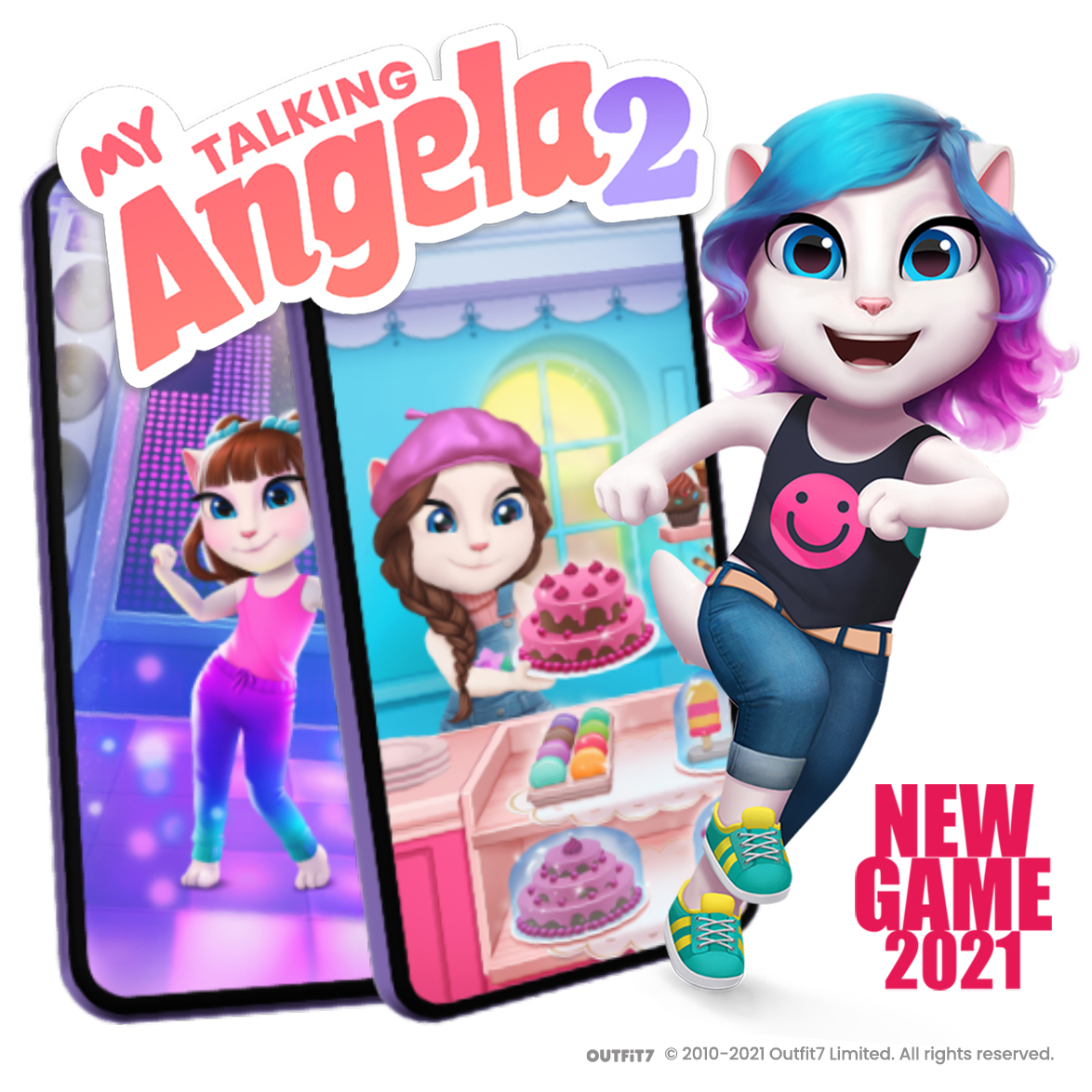 Talking angels. Анджела 2. Talking Angela. Говорящая Анджела outfit7.